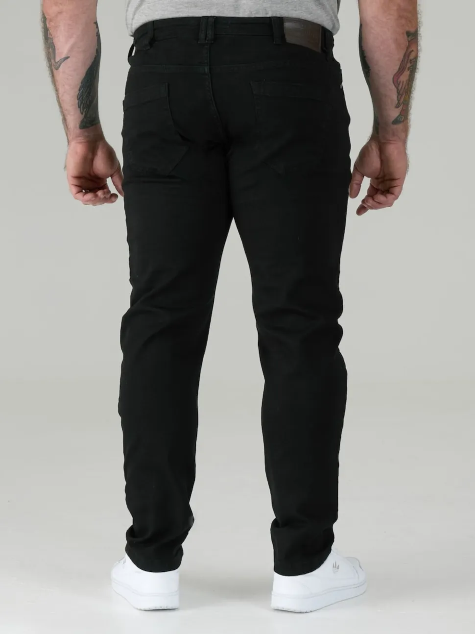 D555 Black chrome CEDRIC Tapered Fit Stretch Jeans
