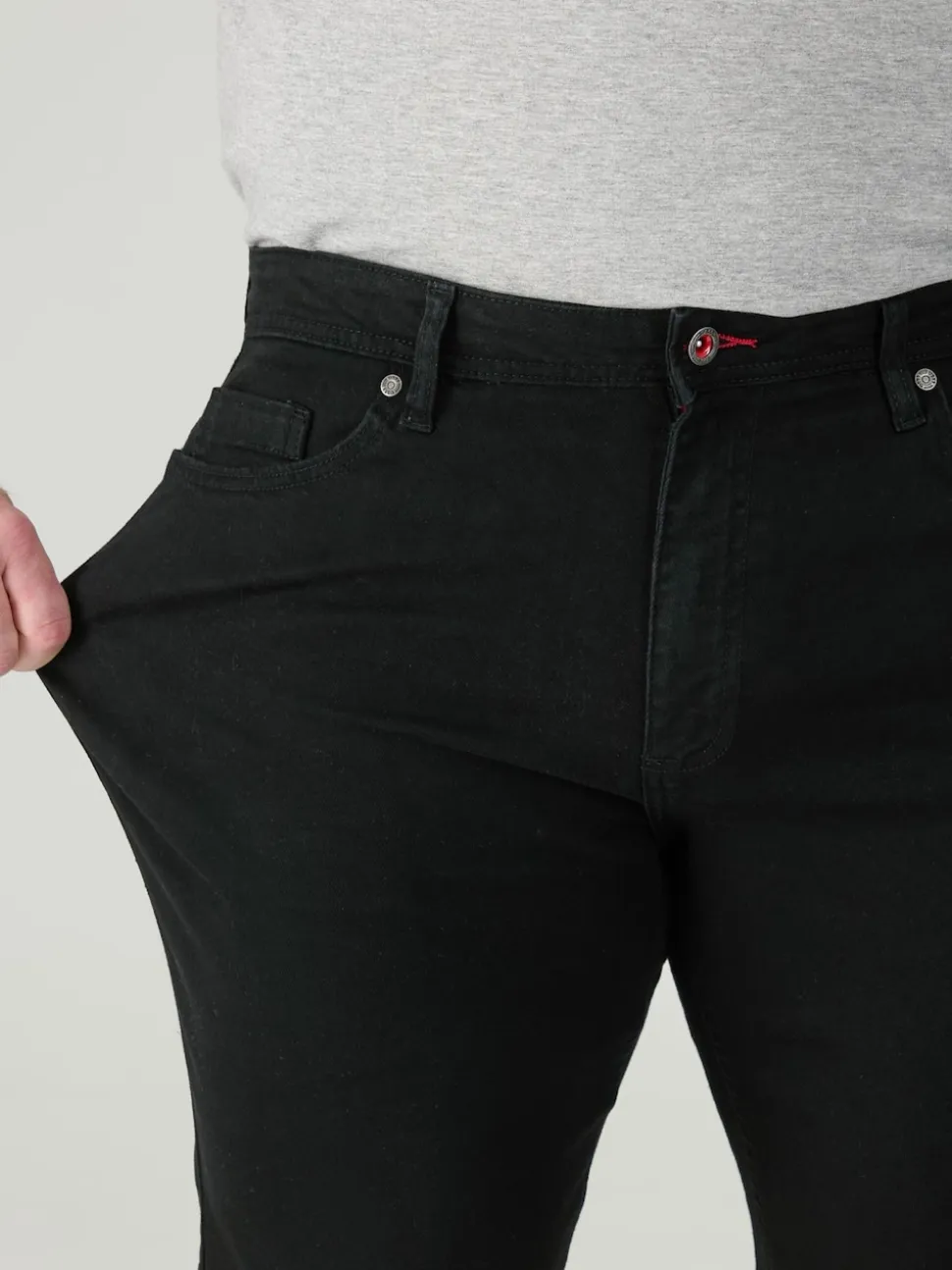 D555 Black chrome CEDRIC Tapered Fit Stretch Jeans