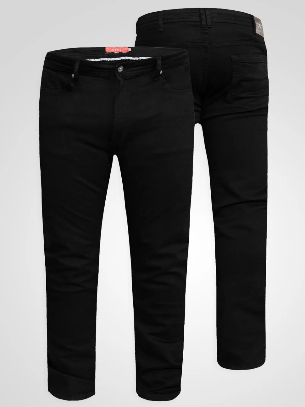 D555 Black chrome CEDRIC Tapered Fit Stretch Jeans