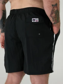 D555 Black YARROW Full Length Swim Shorts
