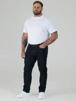 D555 Blue CEDRIC Tapered Fit Stretch Jeans