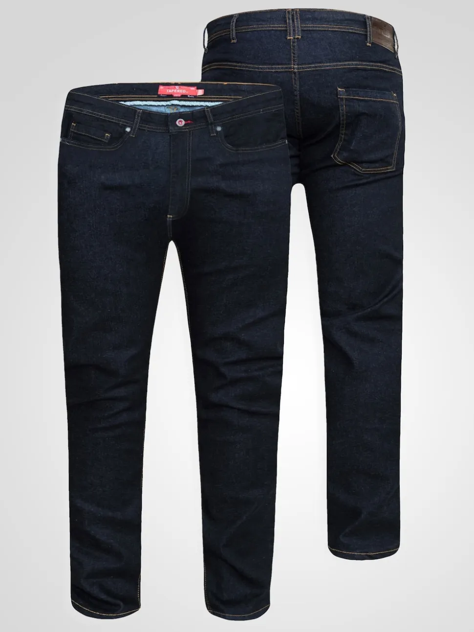 D555 Blue CEDRIC Tapered Fit Stretch Jeans