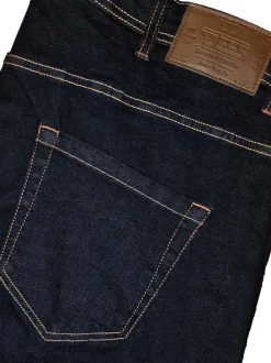 D555 Blue CEDRIC Tapered Fit Stretch Jeans