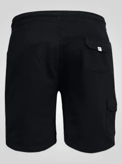 D555 Blue JOHN Lightweight Fleece Cotton Cargo Shorts With Zipper Pockets