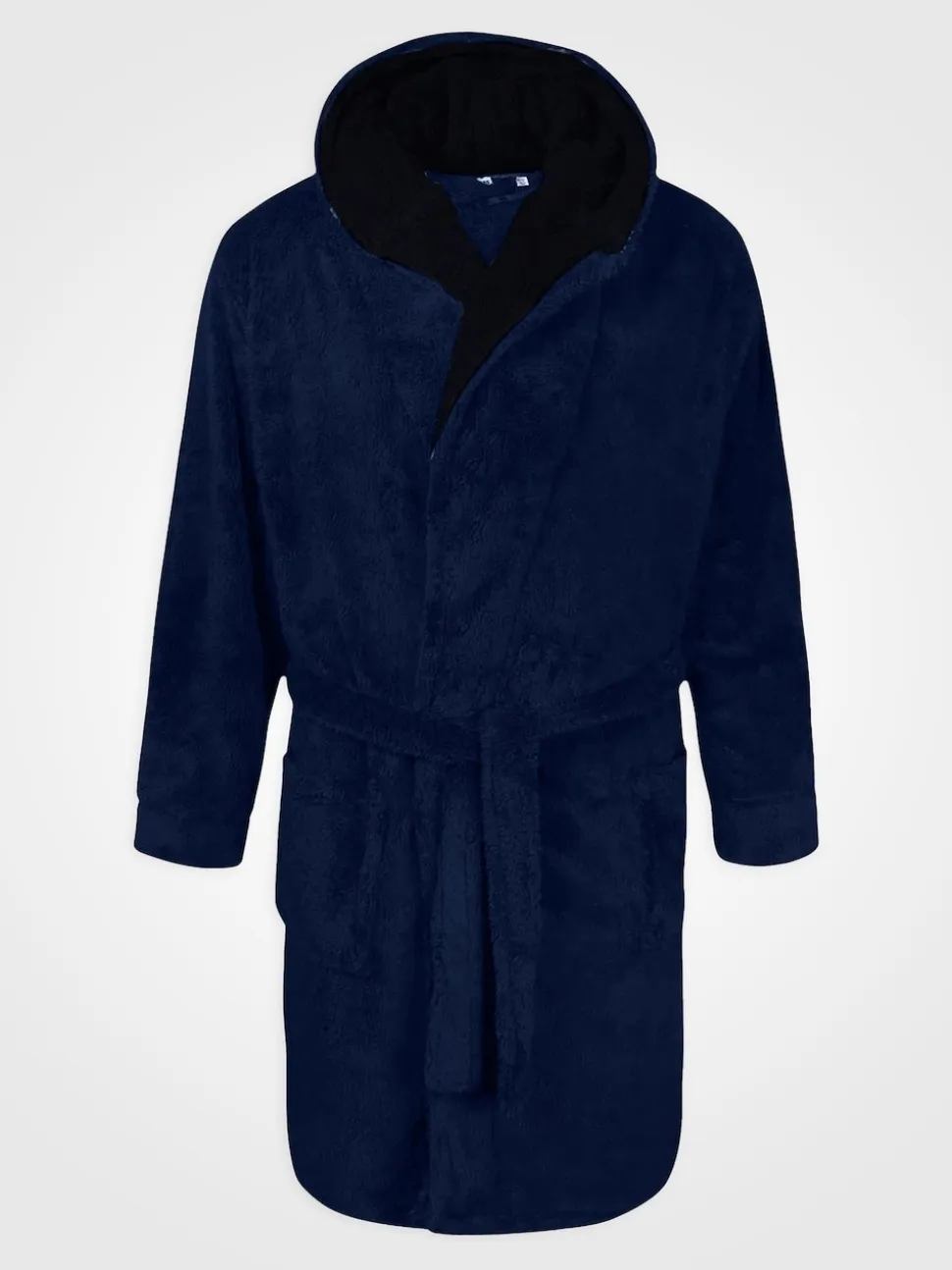 D555 Blue Newquay 1 Supersoft Dressing Gown With Hood