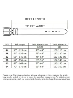D555 Brown Gavin Hand Crafted Real Leather Hide Belt 3.7 Cm Width