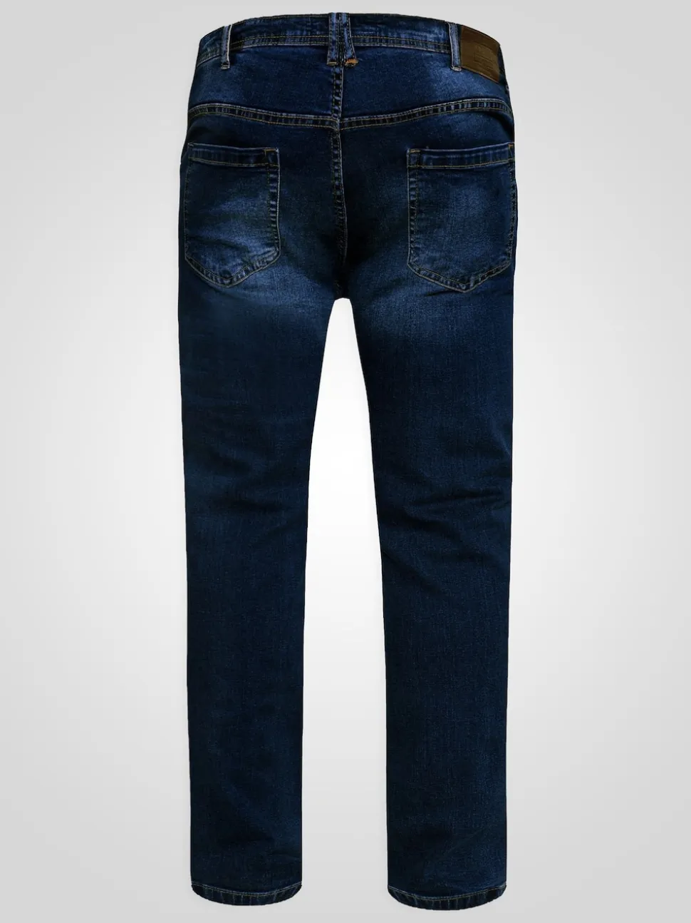 D555 Dark Blue CEDRIC Tapered Fit Stretch Jeans