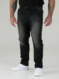D555 Grey CEDRIC Tapered Fit Stretch Jeans