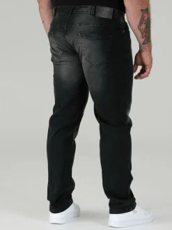 D555 Grey CEDRIC Tapered Fit Stretch Jeans