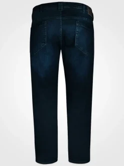 D555 Navy CEDRIC Tapered Fit Stretch Jeans