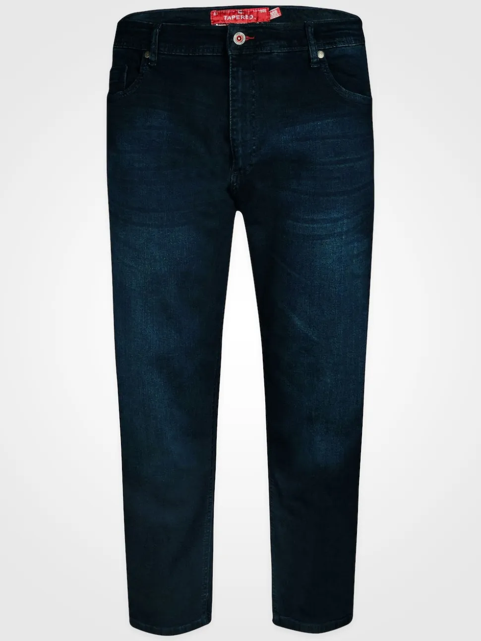D555 Navy CEDRIC Tapered Fit Stretch Jeans