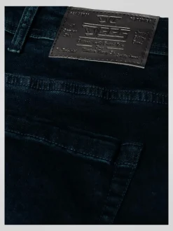 D555 Navy CEDRIC Tapered Fit Stretch Jeans
