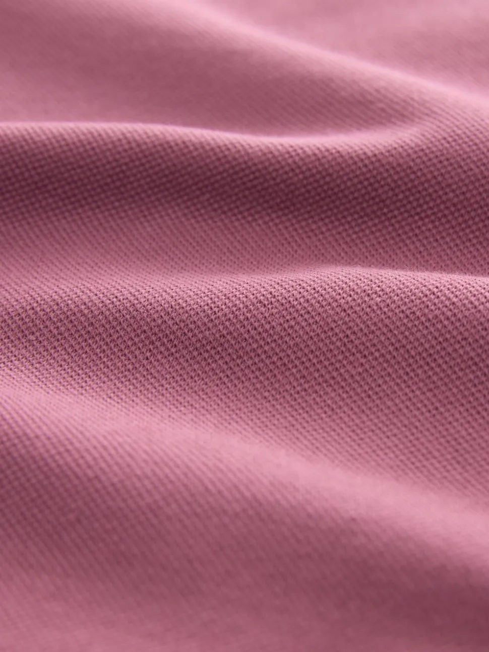 Damson Pink Regular Fit Short Sleeve Pique Polo Shirt