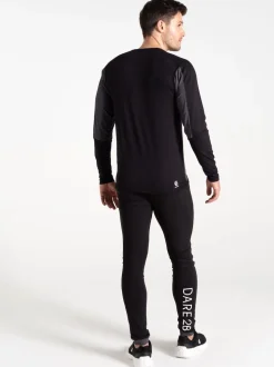 Dare 2b Mens Exchange IV Thermal Baselayer Black Set