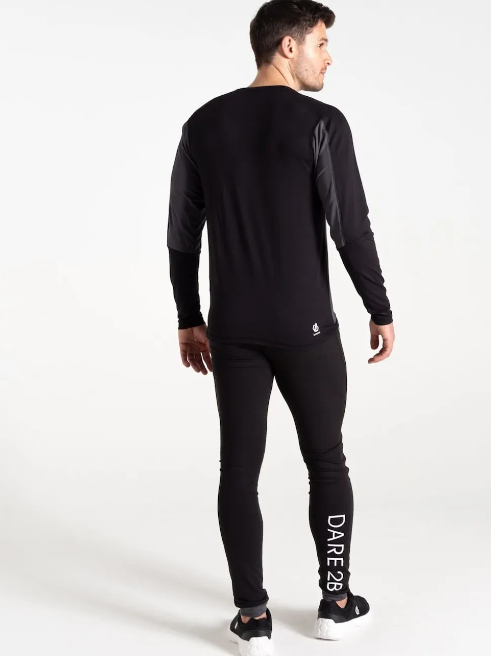 Dare 2b Mens Exchange IV Thermal Baselayer Black Set