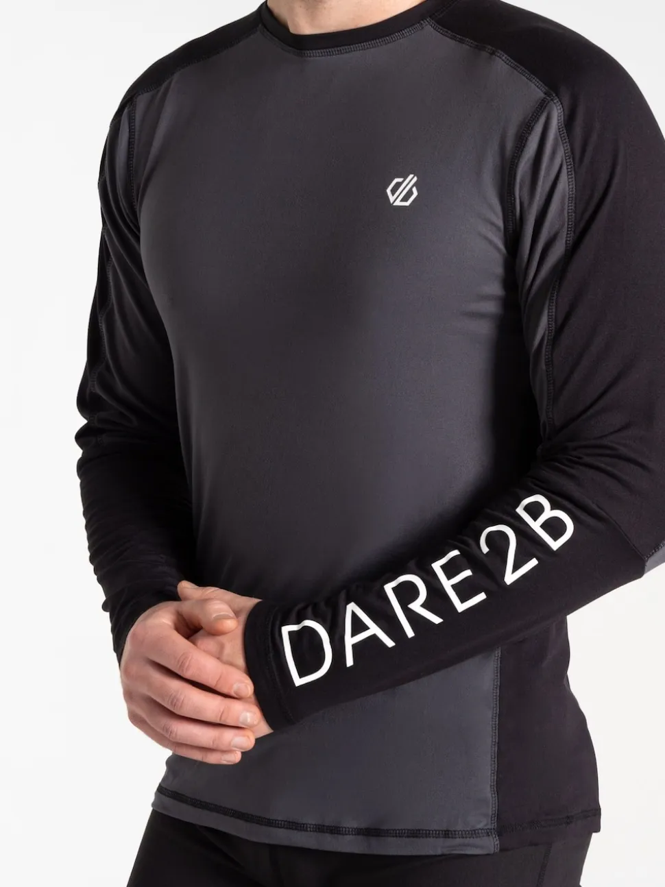 Dare 2b Mens Exchange IV Thermal Baselayer Black Set
