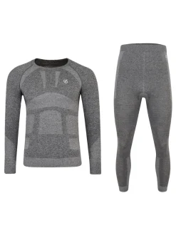 Dare 2b Mens Grey In The Zone III Base Layer Set