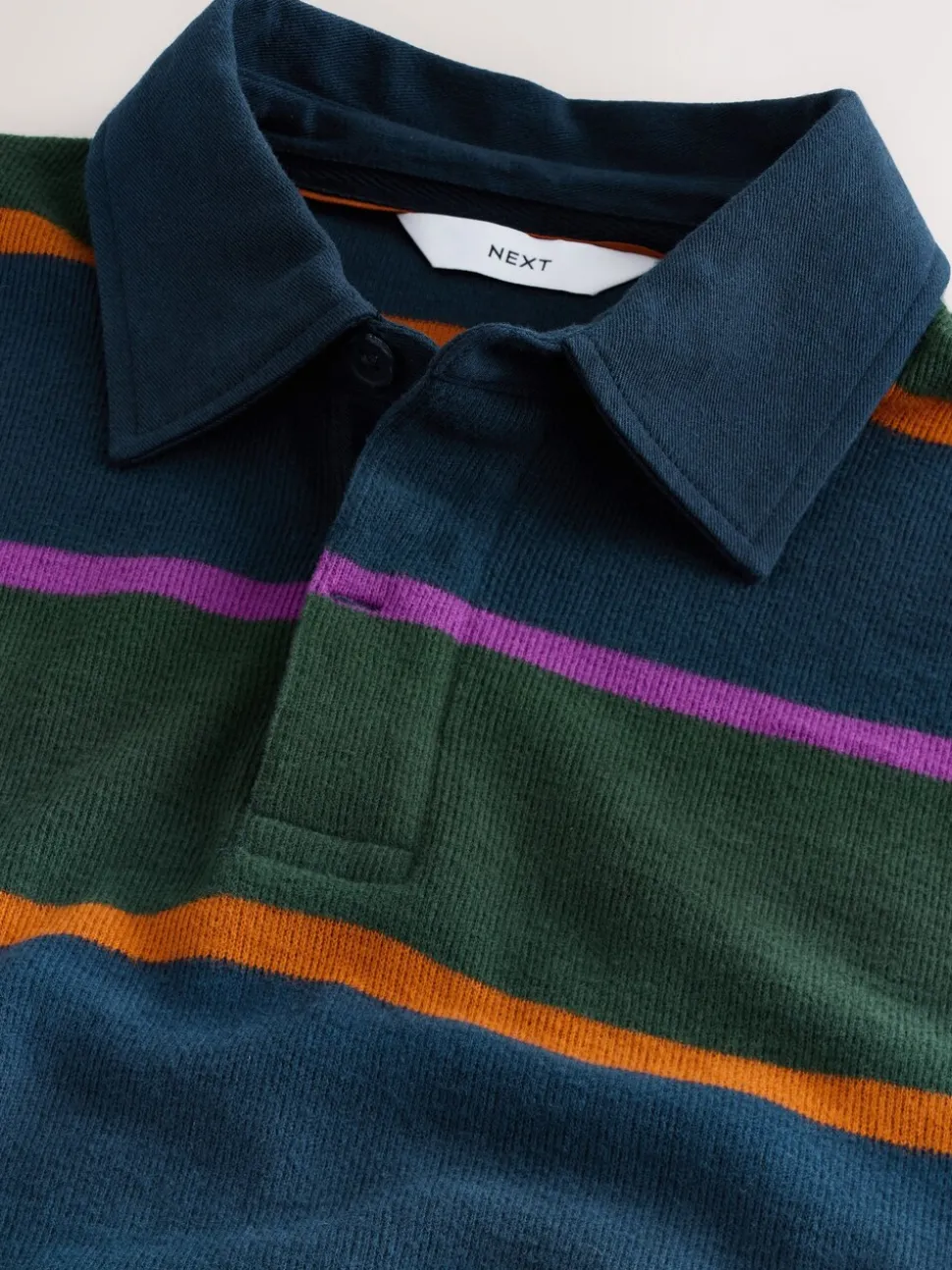 Dark Blue/Green Stripe Rugby Shirt