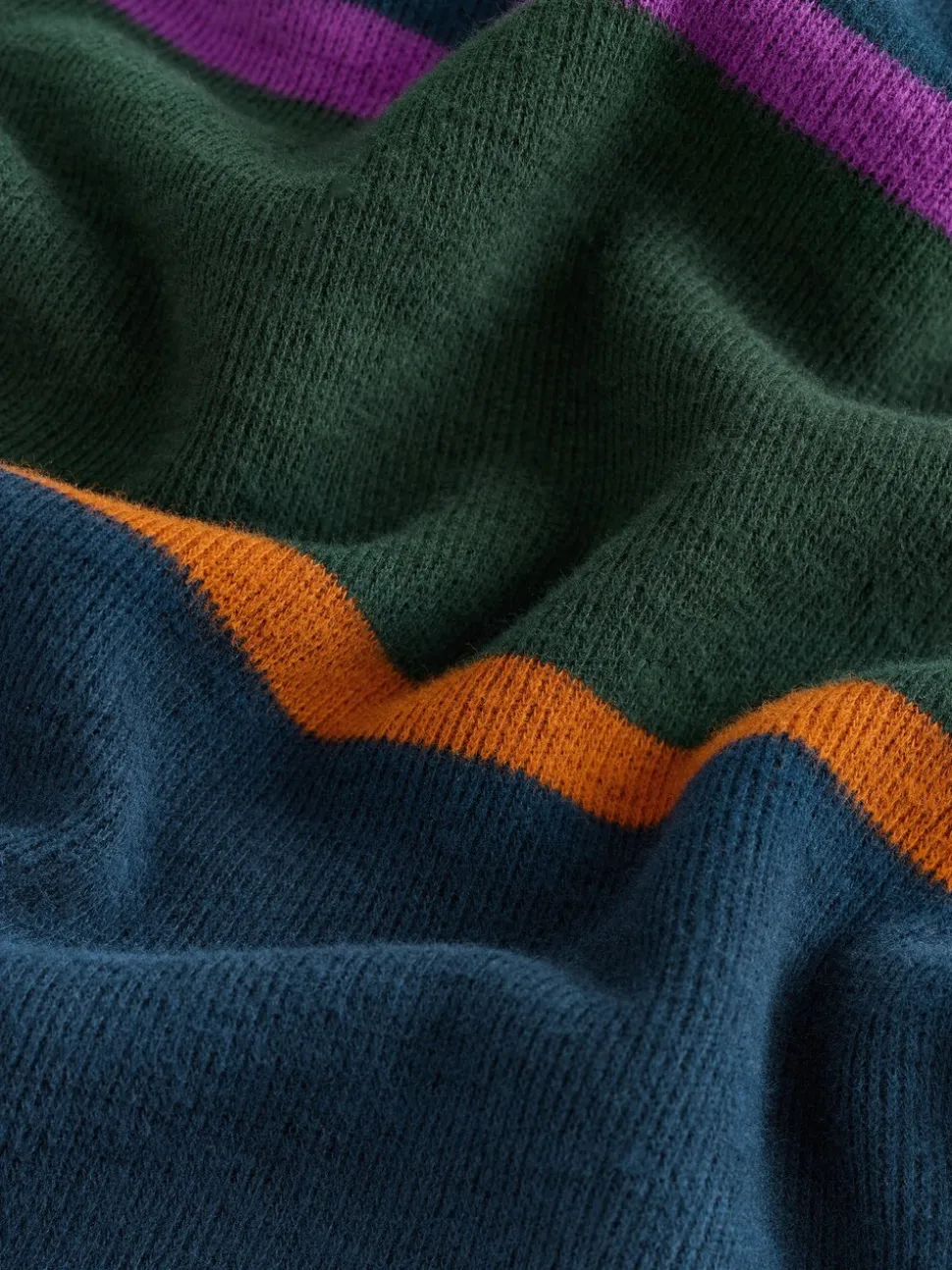 Dark Blue/Green Stripe Rugby Shirt