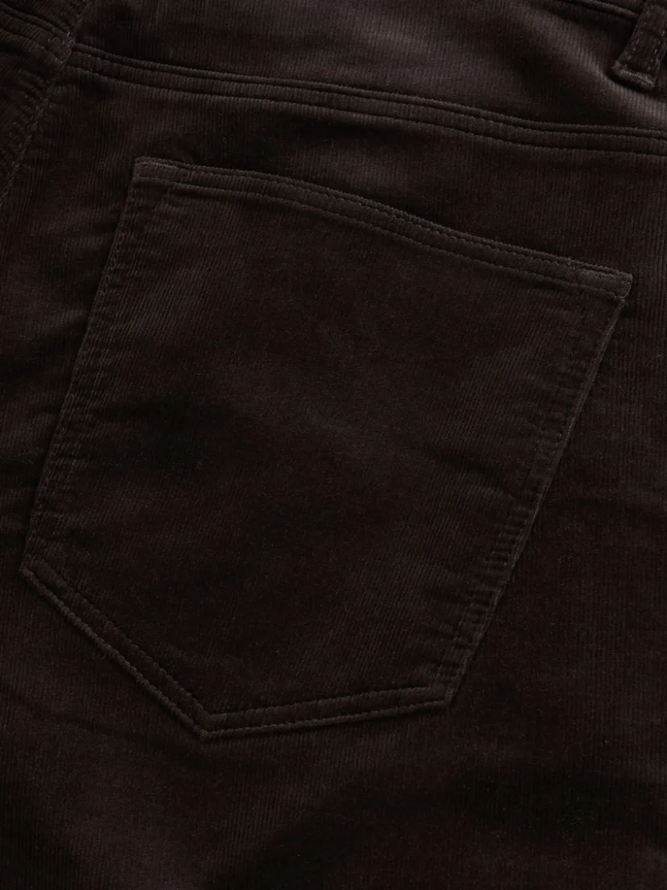 Dark Burgundy Slim Fit Motionflex Corduroy Stretch Trousers