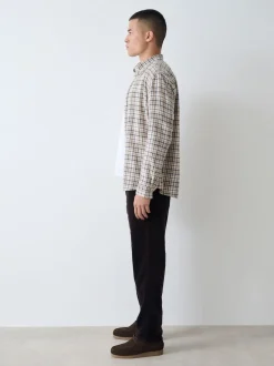 Dark Burgundy Slim Fit Motionflex Corduroy Stretch Trousers