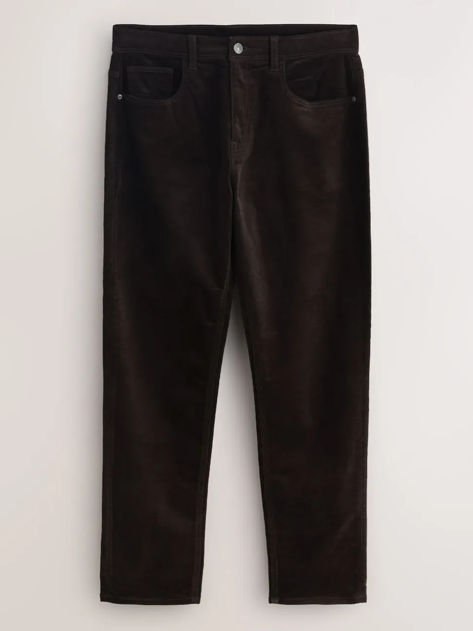 Dark Burgundy Slim Fit Motionflex Corduroy Stretch Trousers