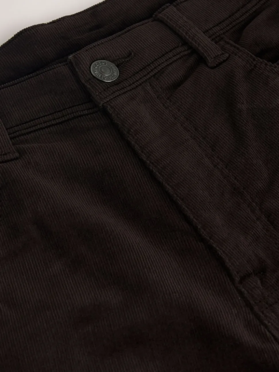 Dark Burgundy Slim Fit Motionflex Corduroy Stretch Trousers