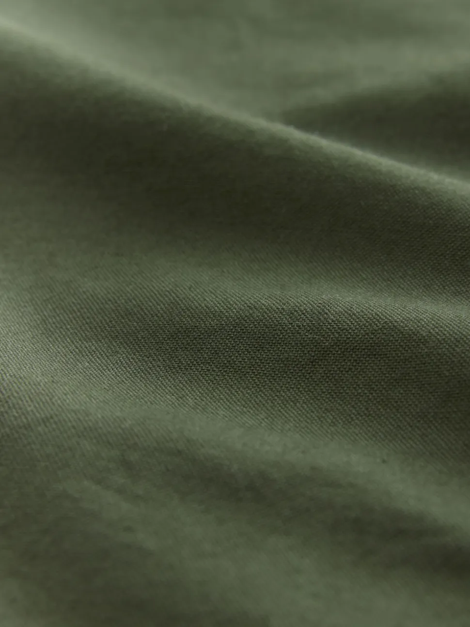 Dark Green Regular Fit Short Sleeve Oxford Shirt