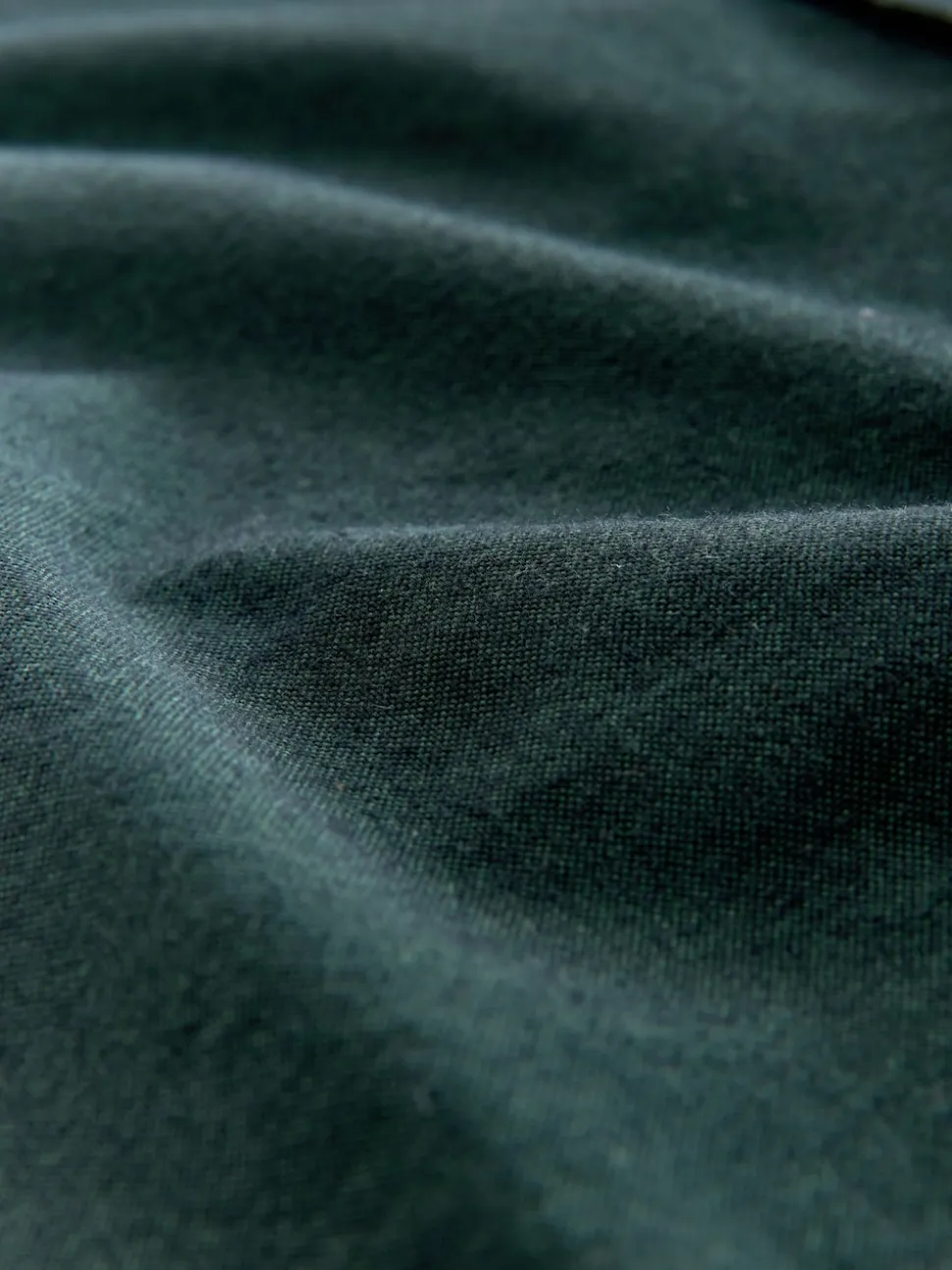 Dark Green Soft Touch Oxford Long Sleeve Shirt
