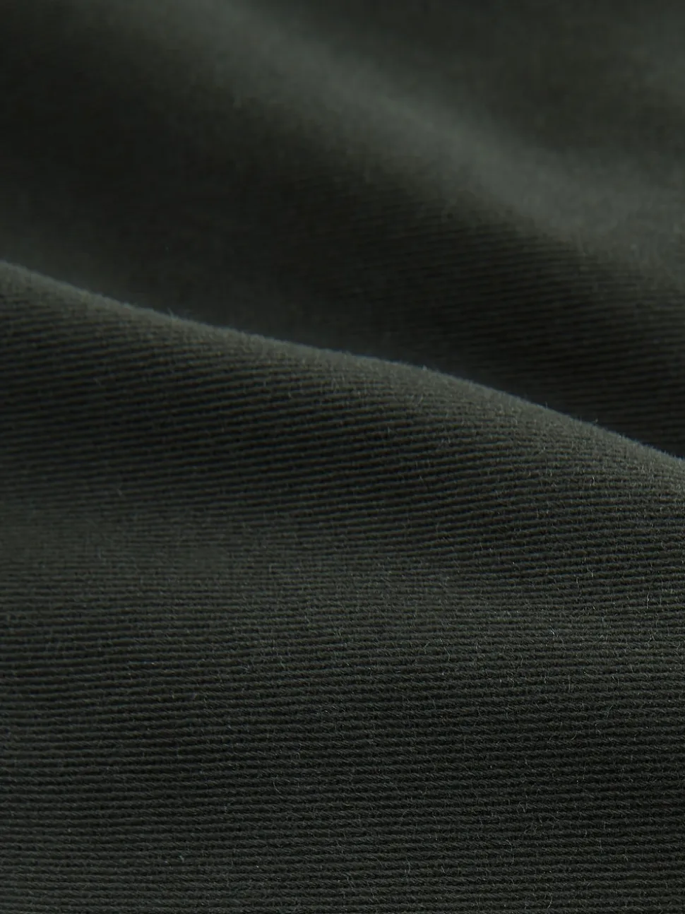 Dark Green Straight Fit Stretch Chinos Trousers