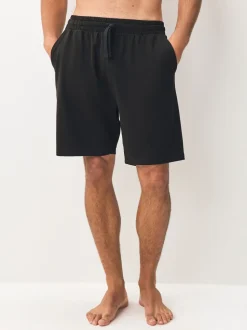 Dark Grey/Black Loopback Soft Touch 2 Pack Jogger Shorts
