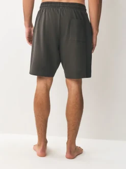 Dark Grey/Black Loopback Soft Touch 2 Pack Jogger Shorts