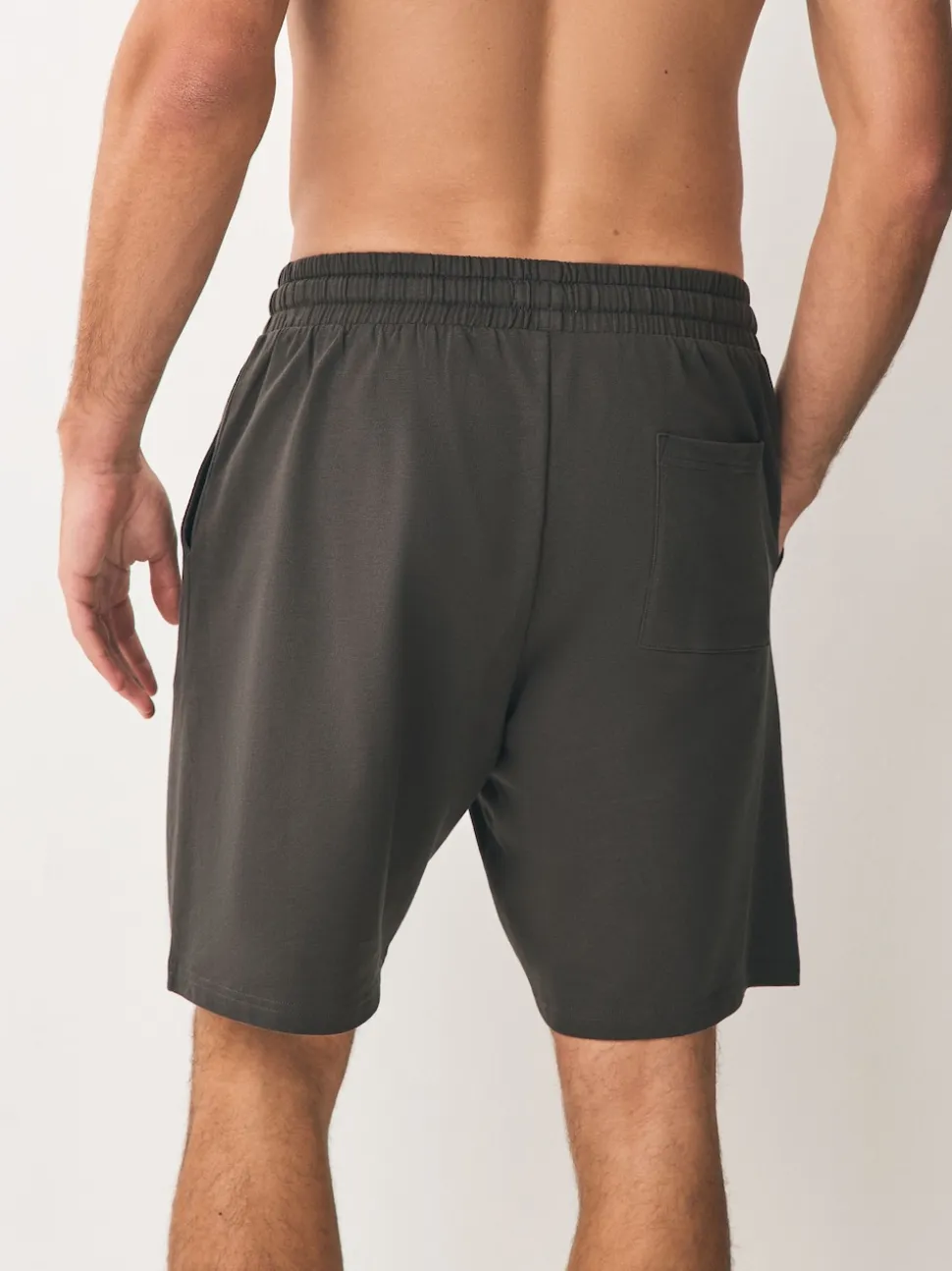 Dark Grey/Black Loopback Soft Touch 2 Pack Jogger Shorts