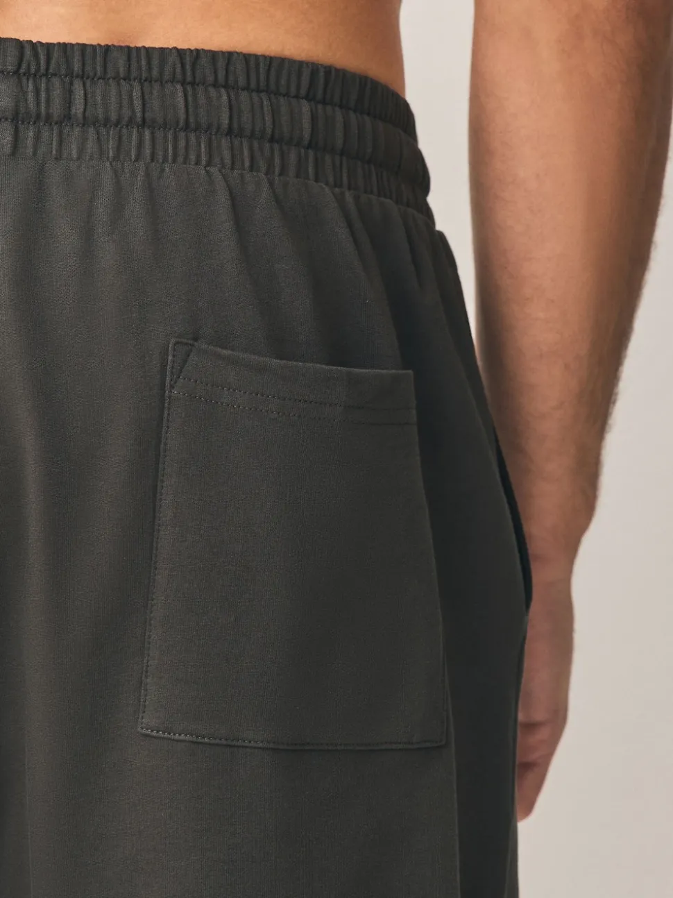 Dark Grey/Black Loopback Soft Touch 2 Pack Jogger Shorts