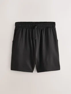 Dark Grey/Black Loopback Soft Touch 2 Pack Jogger Shorts