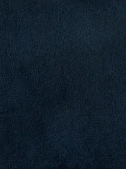 Dark Navy Blue Slim Fit Velvet Blazer