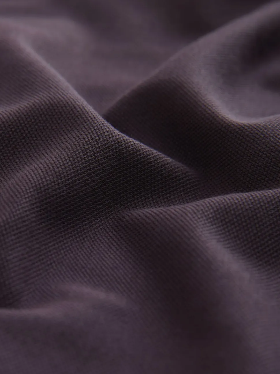 Dark Purple Regular Fit Short Sleeve Pique Polo Shirt