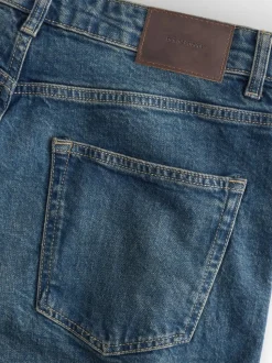 Dark Tint Baggy Fit Vintage Wash Denim Jeans