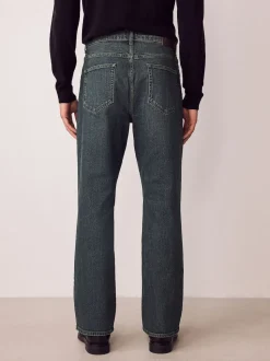 Dark Tint Bootcut Vintage Wash Denim Jeans
