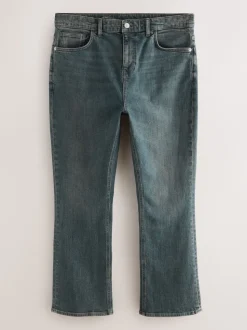 Dark Tint Bootcut Vintage Wash Denim Jeans