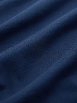 Deep Blue Regular Fit Essential Crew Neck Cotton T-Shirt