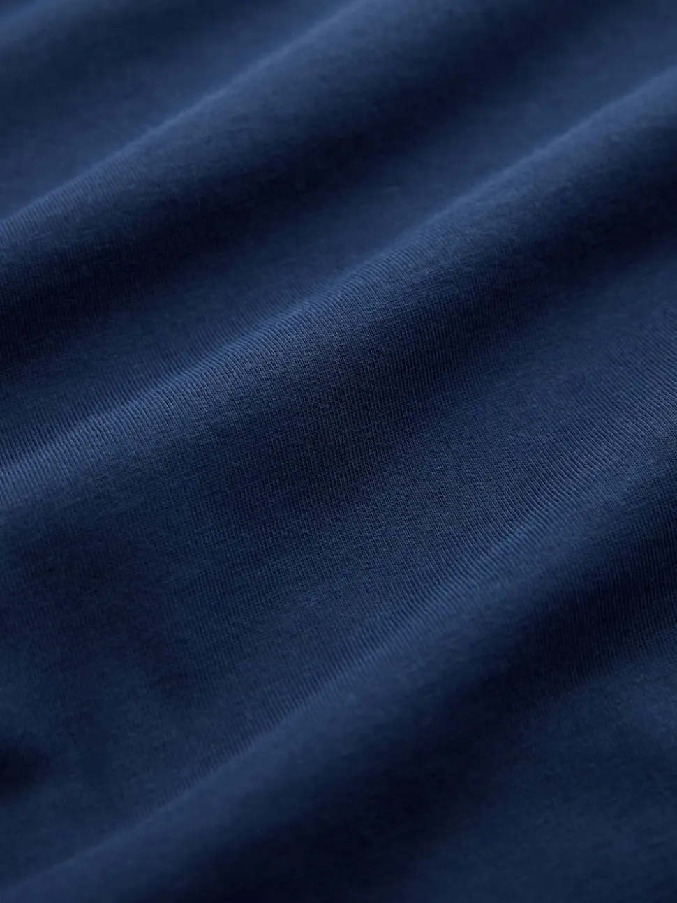 Deep Blue Regular Fit Essential Crew Neck Cotton T-Shirt