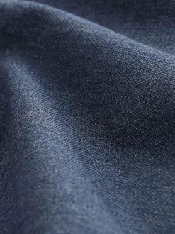 Denim Marl Regular Fit Short Sleeve Pique Polo Shirt
