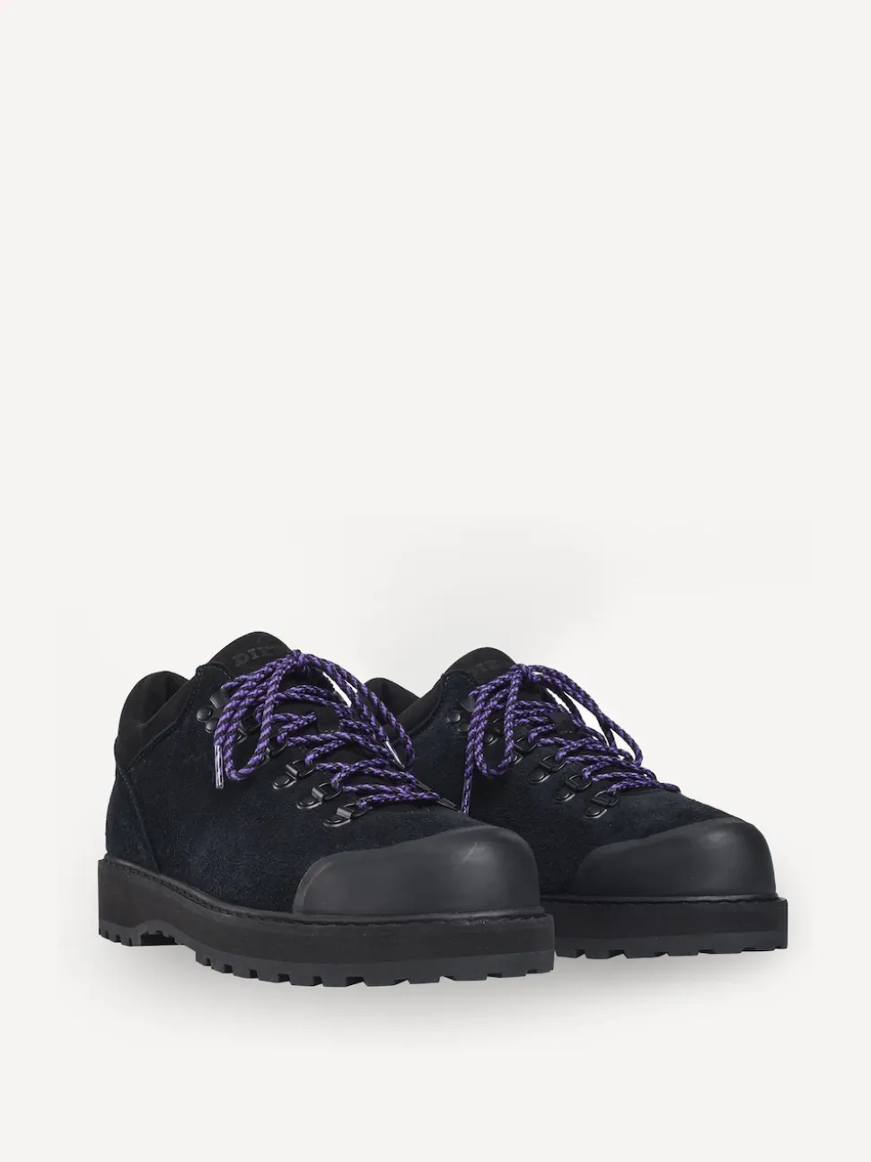DIEMME Cornaro Low Top Suede Hiking Black Shoes