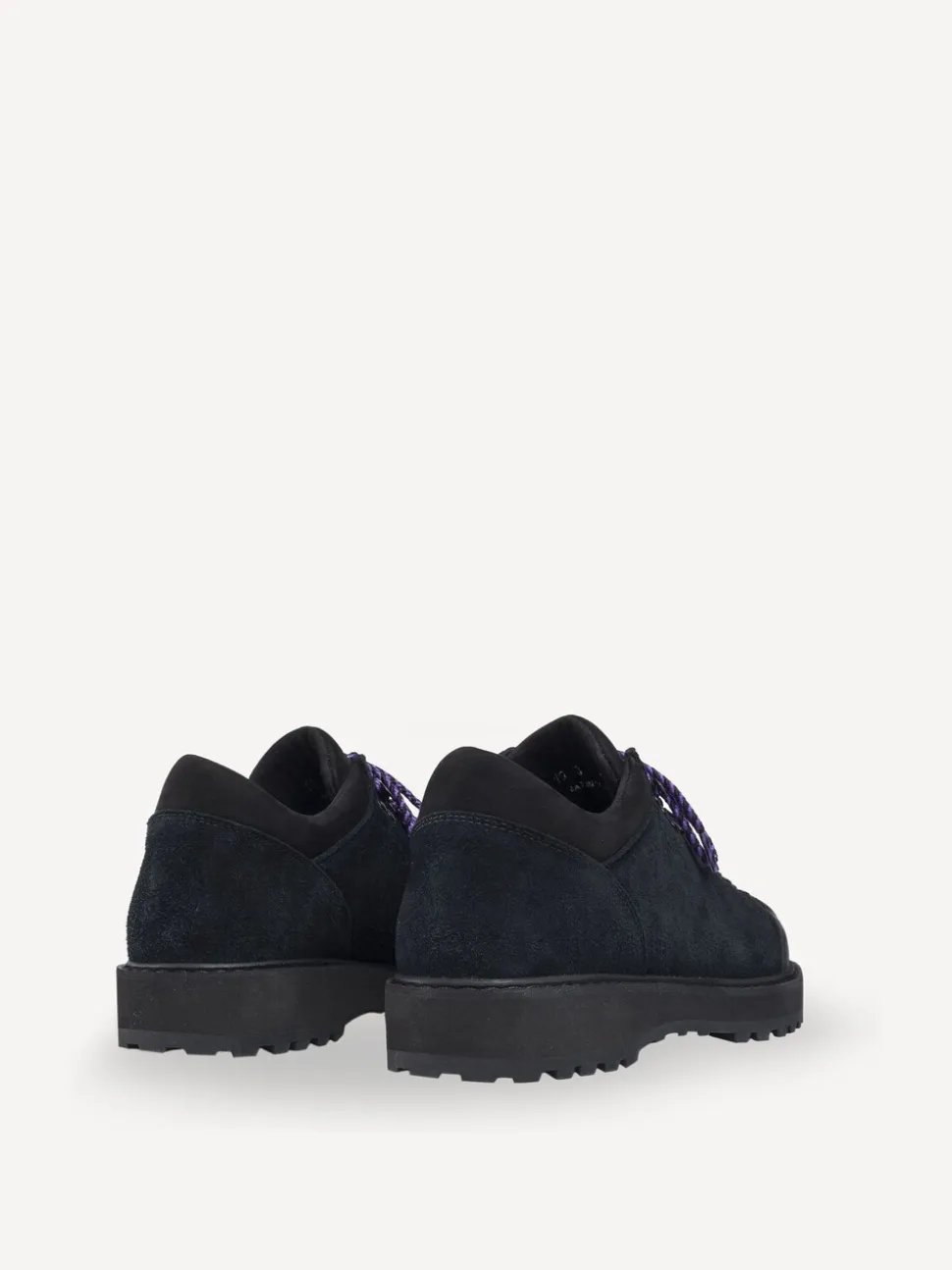 DIEMME Cornaro Low Top Suede Hiking Black Shoes
