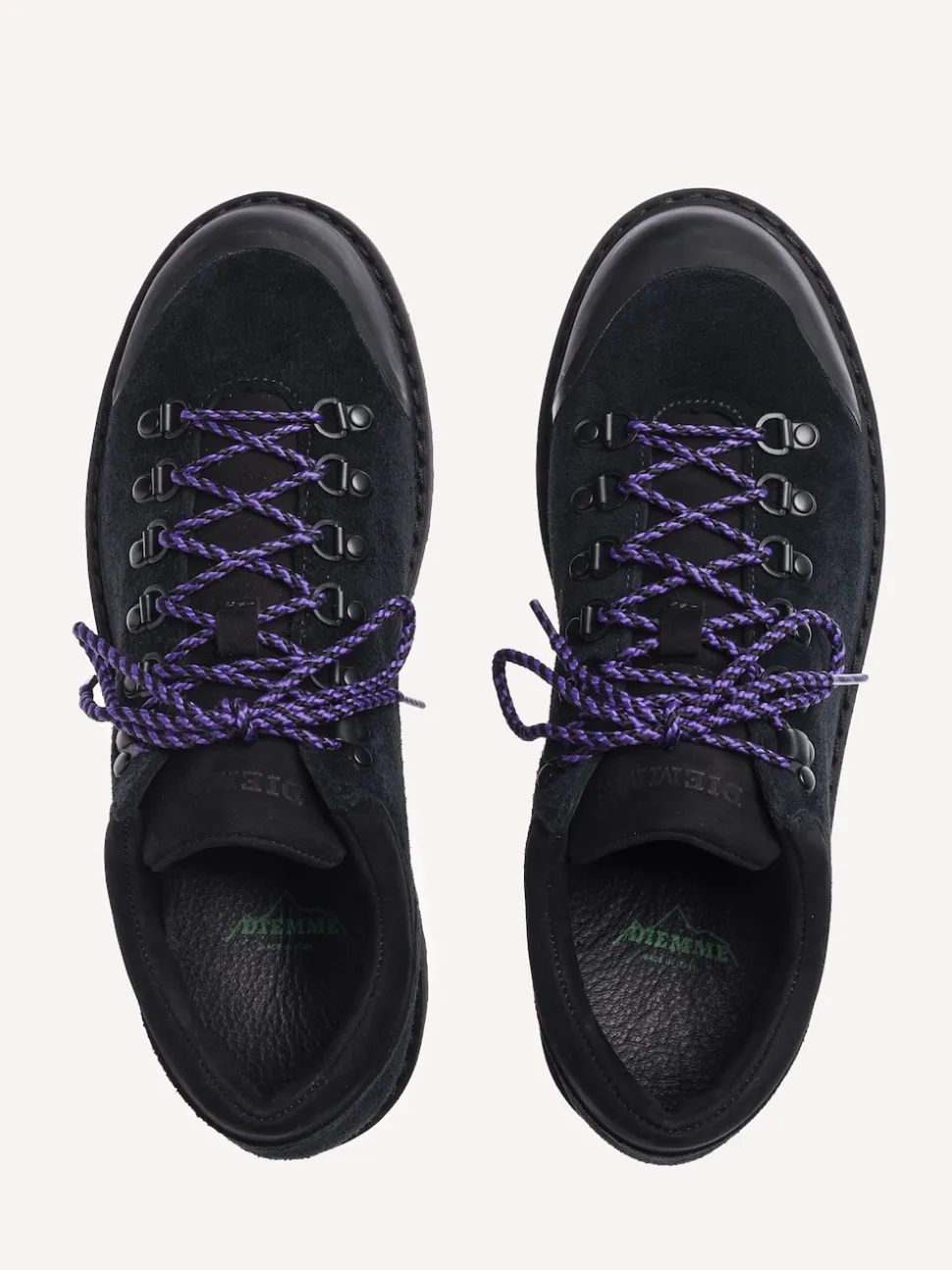 DIEMME Cornaro Low Top Suede Hiking Black Shoes