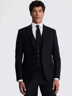 DKNY Black Slim Performance Suit Jacket