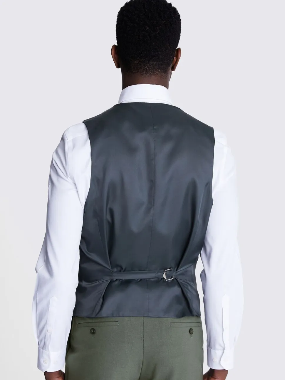 DKNY Sage Green Sage Slim Fit Waistcoat