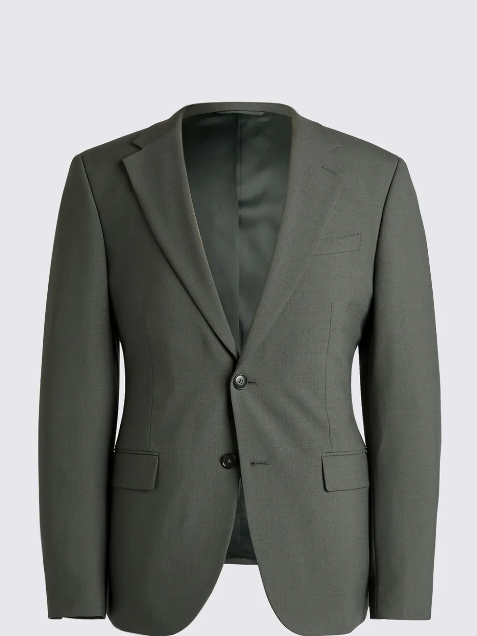 DKNY Sage Green Sage Slim Fit Suit - Jacket