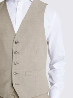 DKNY Slim Fit Natural Waistcoat